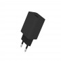 Купить ᐈ Кривой Рог ᐈ Низкая цена ᐈ Сетевое зарядное устройство ColorWay (1USBx2A) Black (CW-CHS012CL-BK) + кабель Lightning