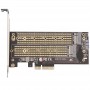 Купить ᐈ Кривой Рог ᐈ Низкая цена ᐈ Контроллер Frime (ECF-PCIE2.4sRAID002.LP) PCI-Eх2 RAID ESATAIII/SATAIII 6GBPS, 88SE9230