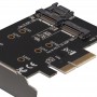 Купить ᐈ Кривой Рог ᐈ Низкая цена ᐈ Контроллер Frime (ECF-PCIEtoSSD001.LP) PCI-E-M.2 (B&M Key) NGFF