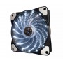 Купить ᐈ Кривой Рог ᐈ Низкая цена ᐈ Вентилятор Frime Iris LED Fan 15LED White (FLF-HB120W15); 120х120х25мм, 3-pin+4-pin
