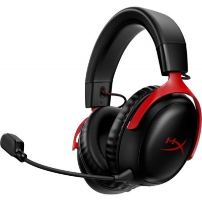 Купить ᐈ Кривой Рог ᐈ Низкая цена ᐈ Гарнитура HyperX Cloud III Wireless Black/Red (77Z46AA)