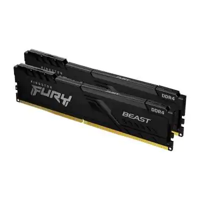 Купить ᐈ Кривой Рог ᐈ Низкая цена ᐈ Модуль памяти DDR4 2x4GB/3200 Kingston Fury Beast Black (KF432C16BBK2/8)