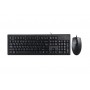 Купить ᐈ Кривой Рог ᐈ Низкая цена ᐈ Комплект (клавиатура, мышь) A4Tech KR-8372S Black
