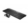 Купить ᐈ Кривой Рог ᐈ Низкая цена ᐈ Комплект (клавиатура, мышь) беспроводной A4Tech FB2535CS Smoky Grey USB