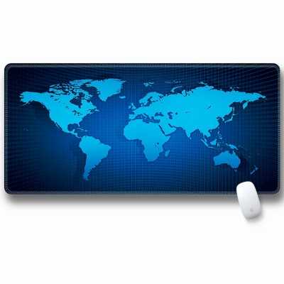 Купить ᐈ Кривой Рог ᐈ Низкая цена ᐈ Коврик для мыши Voltronic Карта мира Black/Blue (SJDT-10/20882)
