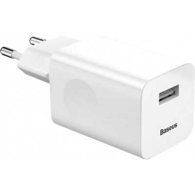 Купить ᐈ Кривой Рог ᐈ Низкая цена ᐈ Сетевое зарядное устройство Baseus Wall Charger QC3.0 White (CCALL-BX02)
