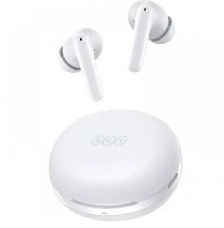 Купить ᐈ Кривой Рог ᐈ Низкая цена ᐈ Bluetooth-гарнитура QCY T13 ANC2 White_
