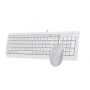 Купить ᐈ Кривой Рог ᐈ Низкая цена ᐈ Комплект (клавиатура, мышь) A4Tech F1512 White USB