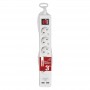 Купить ᐈ Кривой Рог ᐈ Низкая цена ᐈ Фильтр питания Emos (P1523RU) с выключателем, 2xUSB, 5 розеток, 1.5мм2, 3м, White