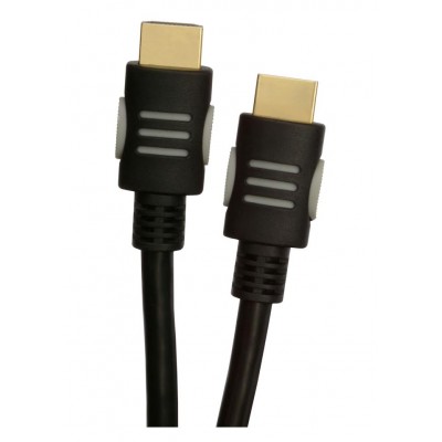 Купить ᐈ Кривой Рог ᐈ Низкая цена ᐈ Кабель Tecro HDMI - HDMI V 1.4 (M/M), 7.5 м, Black (HD 07-50)