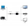 Купить ᐈ Кривой Рог ᐈ Низкая цена ᐈ Адаптер Cablexpert HDMI - VGA V 1.4 (M/F), 0.15 м, черный (A-HDMI-VGA-04) блистер