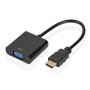 Купить ᐈ Кривой Рог ᐈ Низкая цена ᐈ Адаптер Atcom HDMI - VGA (M/F), 0.1 м, Black (AT9220)