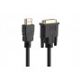 Купить ᐈ Кривой Рог ᐈ Низкая цена ᐈ Кабель Prologix Premium HDMI - DVI V 1.3 (M/M), Single Link, 18+1, 3 м, Black (PR-HDMI-DVI-P