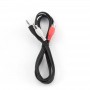 Купить ᐈ Кривой Рог ᐈ Низкая цена ᐈ Аудио-кабель Cablexpert 3.5 мм - 2хRCA (M/M), 1.5 м, Black (CCA-458)