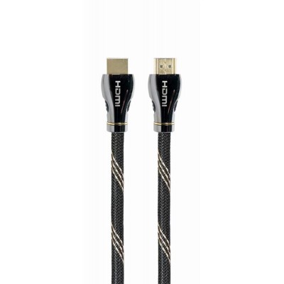 Купить ᐈ Кривой Рог ᐈ Низкая цена ᐈ Кабель Cablexpert HDMI - HDMI V 2.1 (M/M), 3 м, Black (CCBP-HDMI8K-3M)