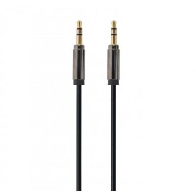 Купить ᐈ Кривой Рог ᐈ Низкая цена ᐈ Аудио-кабель Cablexpert 3.5 мм - 3.5 мм (M/M), 1.8 м, черный (CCAP-444-6)