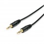 Купить ᐈ Кривой Рог ᐈ Низкая цена ᐈ Аудио-кабель Atcom 3.5 мм - 3.5 мм (M/M), 0.8 м, Black (17434) пакет