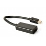 Купить ᐈ Кривой Рог ᐈ Низкая цена ᐈ Адаптер Cablexpert mini DisplayPort - DisplayPort (M/F), 0.15 м, Black (A-mDPM-DPF4K-01)