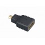 Купить ᐈ Кривой Рог ᐈ Низкая цена ᐈ Адаптер Cablexpert HDMI - microHDMI (F/M), черный (A-HDMI-FD)