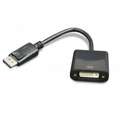 Купить ᐈ Кривой Рог ᐈ Низкая цена ᐈ Адаптер Cablexpert DisplayPort - DVI (M/F), 0.1 м, Black (A-DPM-DVIF-002)