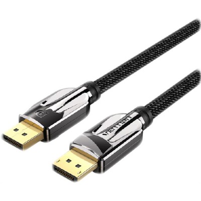 Купить ᐈ Кривой Рог ᐈ Низкая цена ᐈ Кабель Vention DisplayPort - DisplayPort (M/M), 2 м, черный (HCABH)