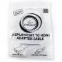 Купить ᐈ Кривой Рог ᐈ Низкая цена ᐈ Адаптер Cablexpert DisplayPort - HDMI (M/F), 0.1 м, White (A-DPM-HDMIF-002-W)