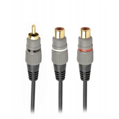 Купить ᐈ Кривой Рог ᐈ Низкая цена ᐈ Аудио-кабель Cablexpert RCA - 2хRCA (M/F), 0.2 м, Black (CCAP-RCAM2F-0.2M)