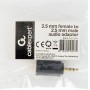Купить ᐈ Кривой Рог ᐈ Низкая цена ᐈ Адаптер Cablexpert 2.5 мм - 3.5 мм (M/F), черный (A-3.5F-2.5M)