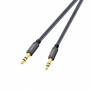 Купить ᐈ Кривой Рог ᐈ Низкая цена ᐈ Аудио-кабель Hoco UPA03 3.5 мм - 3.5 мм (M/M), 1 м, черный (6957531051565)