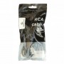 Купить ᐈ Кривой Рог ᐈ Низкая цена ᐈ Кабель Cablexpert 2хRCA - 2хRCA (M/M), 2.5 м, Black (CCAP-202-2.5M)