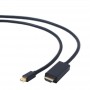 Купить ᐈ Кривой Рог ᐈ Низкая цена ᐈ Кабель Cablexpert mini Displayport - HDMI V 1.2 (М/М), 1.8 м, черный (CC-mDP-HDMI-6) пакет