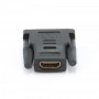 Купить ᐈ Кривой Рог ᐈ Низкая цена ᐈ Адаптер Cablexpert DVI - HDMI (M/F), Black (A-HDMI-DVI-2)