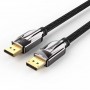 Купить ᐈ Кривой Рог ᐈ Низкая цена ᐈ Кабель Vention DisplayPort - DisplayPort V1.4 (M/M), 1 м, Black (HCABF)