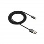 Купить ᐈ Кривой Рог ᐈ Низкая цена ᐈ Кабель Canyon USB - Lightning 0.96м, Black (CNS-MFIC3B) в оплетке