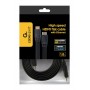 Купить ᐈ Кривой Рог ᐈ Низкая цена ᐈ Кабель Cablexpert HDMI - HDMI V 2.0 (M/M), плоский, 1.8 м, черный (CC-HDMI4F-6) пакет