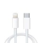 Купить ᐈ Кривой Рог ᐈ Низкая цена ᐈ Кабель Apple Woven Charge USB Type-C - Lightning, 1м, White (K28351)