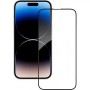 Купить ᐈ Кривой Рог ᐈ Низкая цена ᐈ Защитное стекло для Apple iPhone 15/14 Pro Black, 0.3 мм, 5D/10D (Z26655) без упаковки