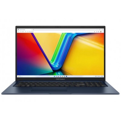 Купить ᐈ Кривой Рог ᐈ Низкая цена ᐈ Ноутбук Asus Vivobook 17 X1704ZA-AU008 (90NB10F2-M00080); 17.3" FullHD (1920x1080) IPS LED 