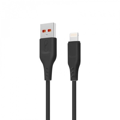 Купить ᐈ Кривой Рог ᐈ Низкая цена ᐈ Кабель SkyDolphin S61L USB - Lightning (M/M), 1 м, Black (USB-000573)