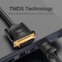 Купить ᐈ Кривой Рог ᐈ Низкая цена ᐈ Кабель Vention DVI - HDMI V 1.4 (M/M), 5 м, Black (ABFBJ)