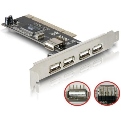 Купить ᐈ Кривой Рог ᐈ Низкая цена ᐈ Контролер USB 2.0 PCI card, 4-port, NEC chip