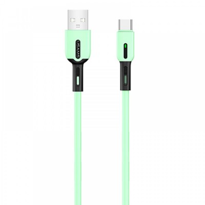 Купить ᐈ Кривой Рог ᐈ Низкая цена ᐈ Кабель Usams US-SJ433 USB - USB Type-C, 1 м, Mint (SJ433USB03)