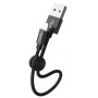 Купить ᐈ Кривой Рог ᐈ Низкая цена ᐈ Кабель Hoco X35 USB - Lightning, 0.25м, Black (X35LB0.25)