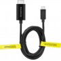 Купить ᐈ Кривой Рог ᐈ Низкая цена ᐈ Кабель Insignia USB Type-C - HDMI (M/M), 1.8 м, Black (NS-PCKCH6-C)