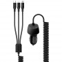 Купить ᐈ Кривой Рог ᐈ Низкая цена ᐈ Автомобильное зарядное устройство Promate Voltrip-UNI Black
