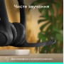 Купить ᐈ Кривой Рог ᐈ Низкая цена ᐈ Bluetooth-гарнитура Logitech Zone 300 Wireless Black (981-001407)