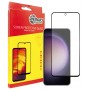 Купить ᐈ Кривой Рог ᐈ Низкая цена ᐈ Защитное стекло Dengos для Samsung Galaxy S23 FE SM-S711 Black Full Glue (TGFG-322)