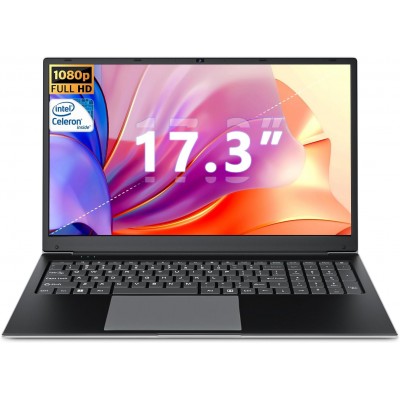 Купить ᐈ Кривой Рог ᐈ Низкая цена ᐈ Ноутбук Sgin M17 (710917389029); 17.3" FullHD (1920x1080) IPS LED матовый / Intel Celeron N4