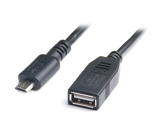 Купить ᐈ Кривой Рог ᐈ Низкая цена ᐈ Кабель REAL-EL USB - micro USB V 2.0 (F/M), 0.1 м, черный (EL123500014)