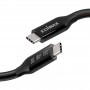 Купить ᐈ Кривой Рог ᐈ Низкая цена ᐈ Кабель Edimax UC4 USB Type-C - USB Type-C (M/M), Thunderbolt 3, 0.5 м, Black (UC4-005TB)